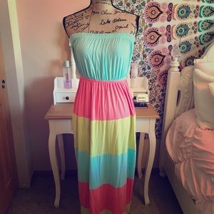 Halter maxi dress